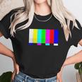 No Signal Television Screen Color Bars Test Pattern Unisex T-Shirt Gifts for Her