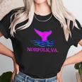 Norfolk Virginia Diving Mermaid Unisex T-Shirt Gifts for Her