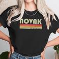 Novak Surname Funny Retro Vintage 80S 90S Reunion Unisex T-Shirt Gifts for Her