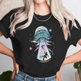 Pastel Goth Alien Abduction Aesthetic Spaceship Nu Goth Unisex T-Shirt Gifts for Her