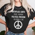 Peace Race Religion Politics Unisex T-Shirt Gifts for Her