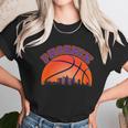 Phoenix Arizona Basketball City Skyline Unisex T-Shirt Gifts for Her