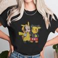 Pikachu And Mickey Unisex T-Shirt Gifts for Her