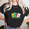 Poker Card Deck Ace Diamond Heart Gambling Spade Unisex T-Shirt Gifts for Her