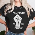 All Power To The People Panthers Party Civil Rights Graphic Design Printed Casual Daily Basic Unisex T-Shirt Gifts for Her