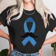 Prostate Mustache Ribbon Unisex T-Shirt Gifts for Her