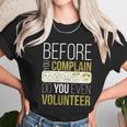 Pta Pto Fun Volunteer Before You Complain Do You Volunteer Great Gift Graphic Design Printed Casual Daily Basic Unisex T-Shirt Gifts for Her