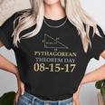 Pythagoras Pythagorean Theorem Day August 15 2017 Unisex T-Shirt Gifts for Her