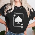 Queen Of Spades Playing Card Unisex T-Shirt Gifts for Her