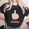 Recall Newsom Recall Gavin Newsom Middle Finger Unisex T-Shirt Gifts for Her