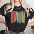 Retro 1970S Milwaukee Wisconsin Downtown Skyline T-Shirt Unisex T-Shirt Gifts for Her