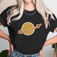 Retro Vintage Planet Space Shuttle Logo Unisex T-Shirt Gifts for Her