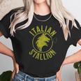 Rocky Italian Stallion Black Unisex T-Shirt Gifts for Her