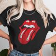 Rolling Stones Official Distressed Tongue Unisex T-Shirt Gifts for Her