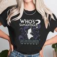 Who Is Samantha Funny Frozen Snowman Questions Unisex T-Shirt Gifts for Her