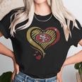 San Francisco 49Er Heart Diamond Shirt Unisex T-Shirt Gifts for Her