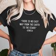 Seneca Space Travel Stoic Philosophy Quote Unisex T-Shirt Gifts for Her