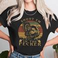 Shoot Em In The Pecker Funny Turkey Hunting T-Shirt Unisex T-Shirt Gifts for Her