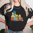 The Simpsons Homer Marge Maggie Bart Lisa Simpson Couch Unisex T-Shirt Gifts for Her