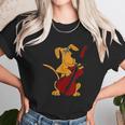 Smiletodays Brown Dog Playing Cello Unisex T-Shirt Gifts for Her