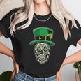 Sugar Skull Saint Patricks Day Of Dead Unisex T-Shirt Gifts for Her