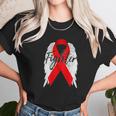 Survivor Red Ribbon Recovery Unisex T-Shirt Gifts for Her