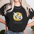 Tai Chi Yin Yang Crane Chinese Art Unisex T-Shirt Gifts for Her