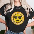 Talk Less Smile More Hamilton Yellow Emoji Smile Unisex T-Shirt Gifts for Her