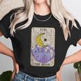 Tarot Card The Moon Xviii Kawaii Goth Pastel Cat Mystical Unisex T-Shirt Gifts for Her