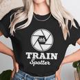 Trainspotter Design Trainspotting With Photo Camera Cool Gift Graphic Design Printed Casual Daily Basic Unisex T-Shirt Gifts for Her