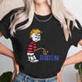 Trump 2021 Peeing Pissing Pee On Biden Anti Biden Unisex T-Shirt Gifts for Her