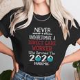 Never Underestimate Who Survived The Pandemic Direct Care Worker Unisex T-Shirt Gifts for Her