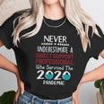 Never Underestimate Who Survived The Pandemic Direct Support Professional Unisex T-Shirt Gifts for Her