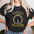 Never Underestimate A Woman Love Slash Unisex T-Shirt Gifts for Her