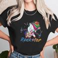 Unicorn Rock Star Guitar Rocking Music Singer Unisex T-Shirt Gifts for Her