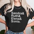 Us Supreme Court Female Justices Ruth Bader Ginsburg Unisex T-Shirt Gifts for Her