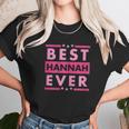 Vintage Best Hannah Ever Worlds Greatest Hannah Unisex T-Shirt Gifts for Her