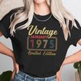 Vintage January 1975 Limited Edition 47 Years Old Birthday Unisex T-Shirt Gifts for Her