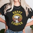 Vintage Peanuts Snoopy Happy Camper Unisex T-Shirt Gifts for Her