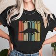 Vintage Style Platypus Silhouette T-Shirt Unisex T-Shirt Gifts for Her