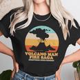 Vintage Volcano Man Fire Saga Eurovision Song Contest Unisex T-Shirt Gifts for Her