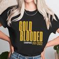 Warriors Finals 2022 Basketball Gold Blooded Warriors Graphic Design Printed Casual Daily Basic V3 Unisex T-Shirt Gifts for Her