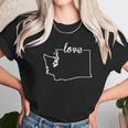 Washington State Home I Love Evergreen State Seattle Unisex T-Shirt Gifts for Her