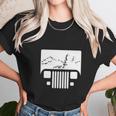 White Adventuring Yj Jeep Unisex T-Shirt Gifts for Her