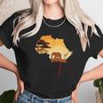 Wildlife Safari Animals Ivory Elephant Unisex T-Shirt Gifts for Her