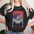 I Willie Love The Usa 4Th Of July Willie Nelson America Usa Independence Day Proud American Unisex T-Shirt Gifts for Her