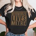 Woodworker Lives Mitre | Carpenterwoodworking Quote Unisex T-Shirt Gifts for Her