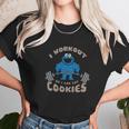 I Workout So I Can Eat Cookies Cookie Monster T-Shirt Unisex T-Shirt Gifts for Her