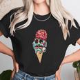 Zombie Ice Cream With The Brain And Eye Popping Out Unisex T-Shirt Gifts for Her