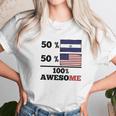 50 Percent El Salvadorian 50 Percent American Unisex T-Shirt Gifts for Her